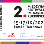 Plakat festiwalu muzycznego im. Karola Kurpińskiego